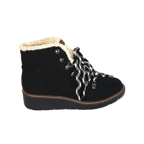 Dr. Scholl's Shoes - Dr. Scholls faux fur lace up boots
